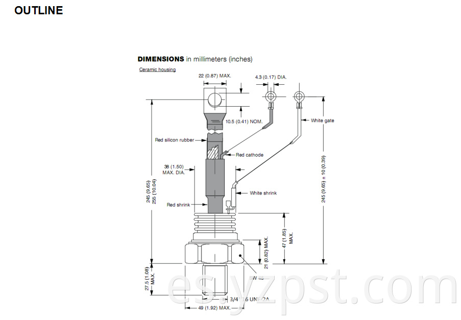 High Frequency Thyristors